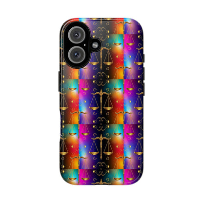 Tough Cases, Libra, Zodiac v1, Metal Pattern