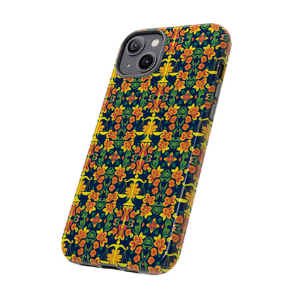 Tough Cases, Libra, Zodiac v3, Flower Pattern