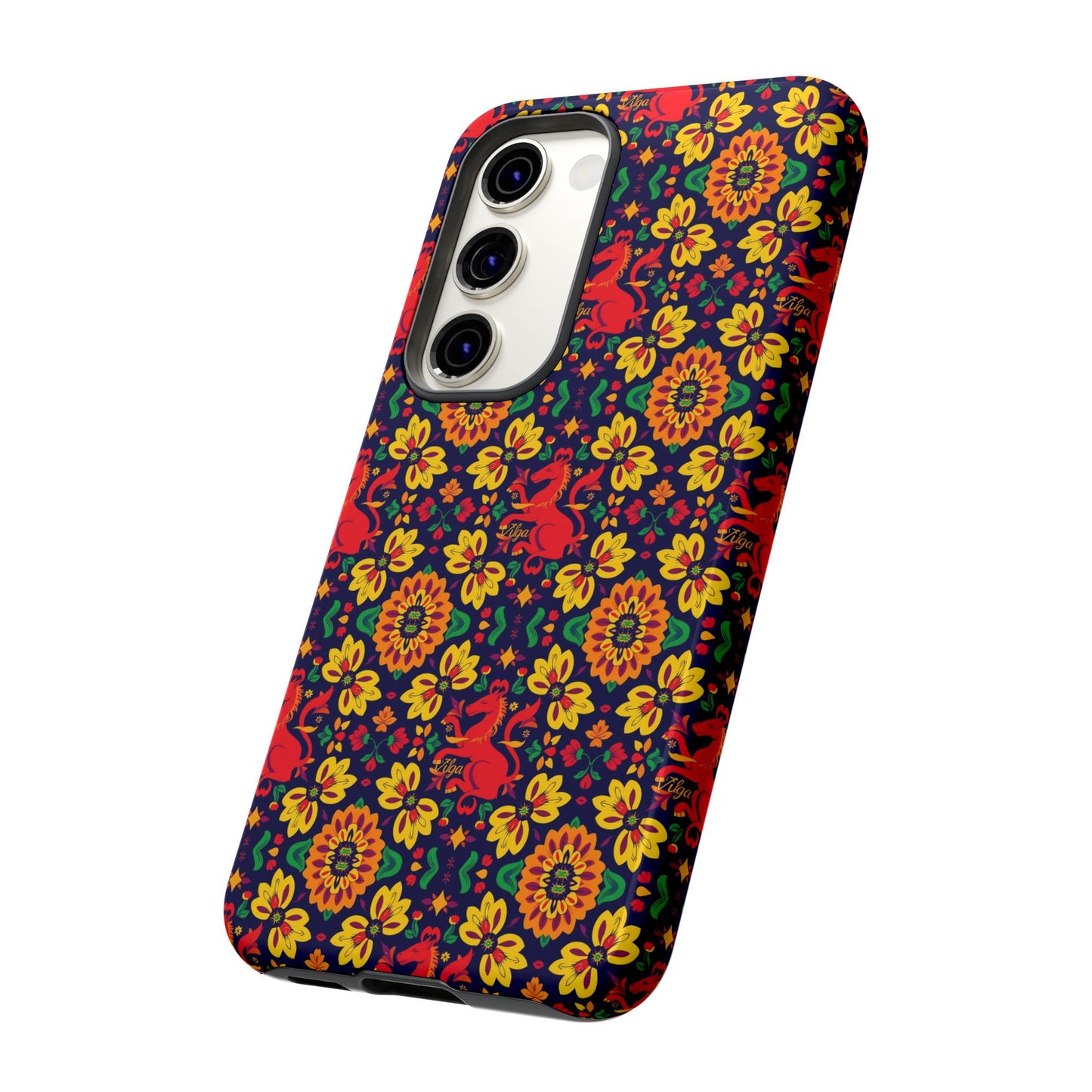 Tough Cases, Virgo, Zodiac v2, Flower Pattern