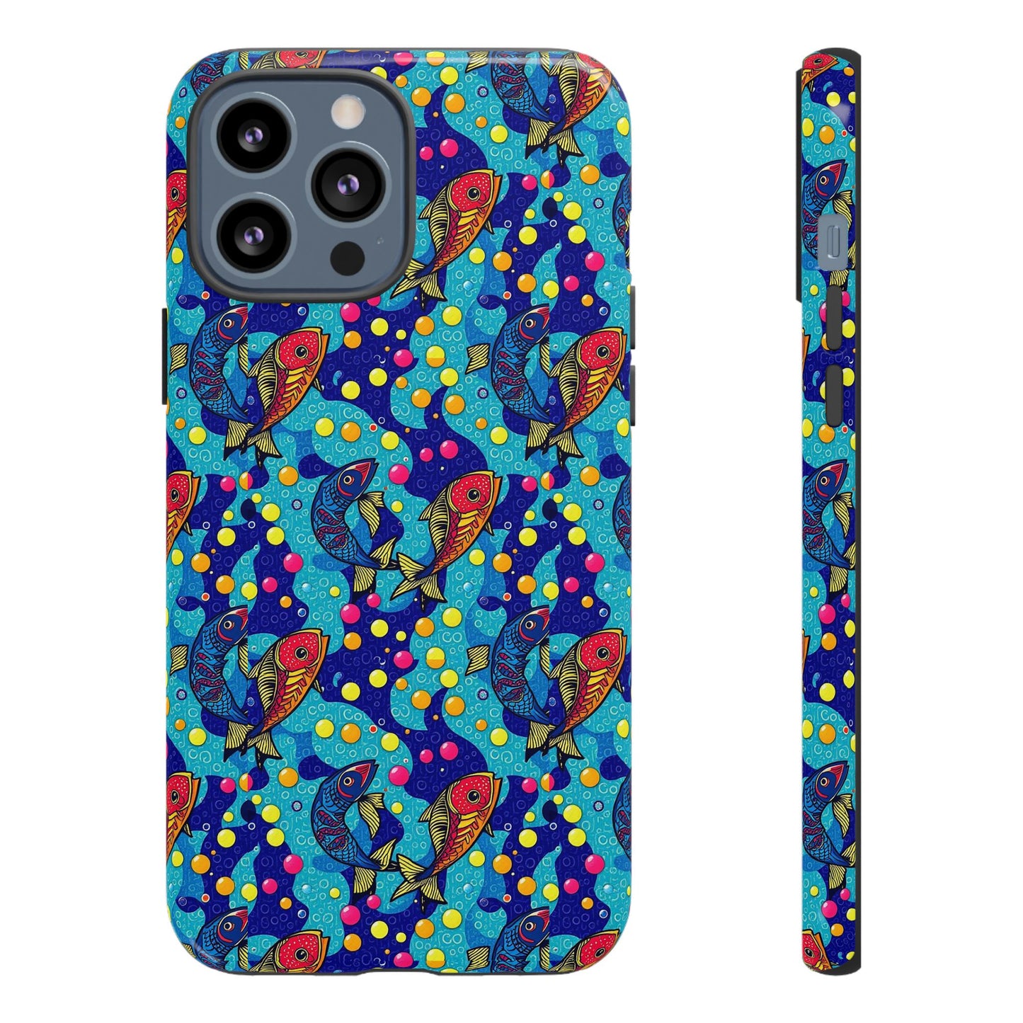 Tough Cases, Pisces, Zodiac v2, Bubble Pattern