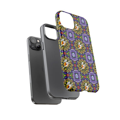 Tough Cases, Sagittarius, Zodiac v1, Flower Pattern