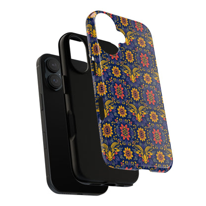 Tough Cases, Taurus, Zodiac v3, Flower Pattern