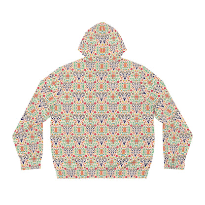 Full-Zip Hoodie (AOP), Aries, Zodiac v4, Pattern