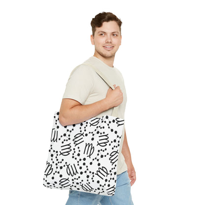 Tote Bag Virgo Zodiac sign AOP