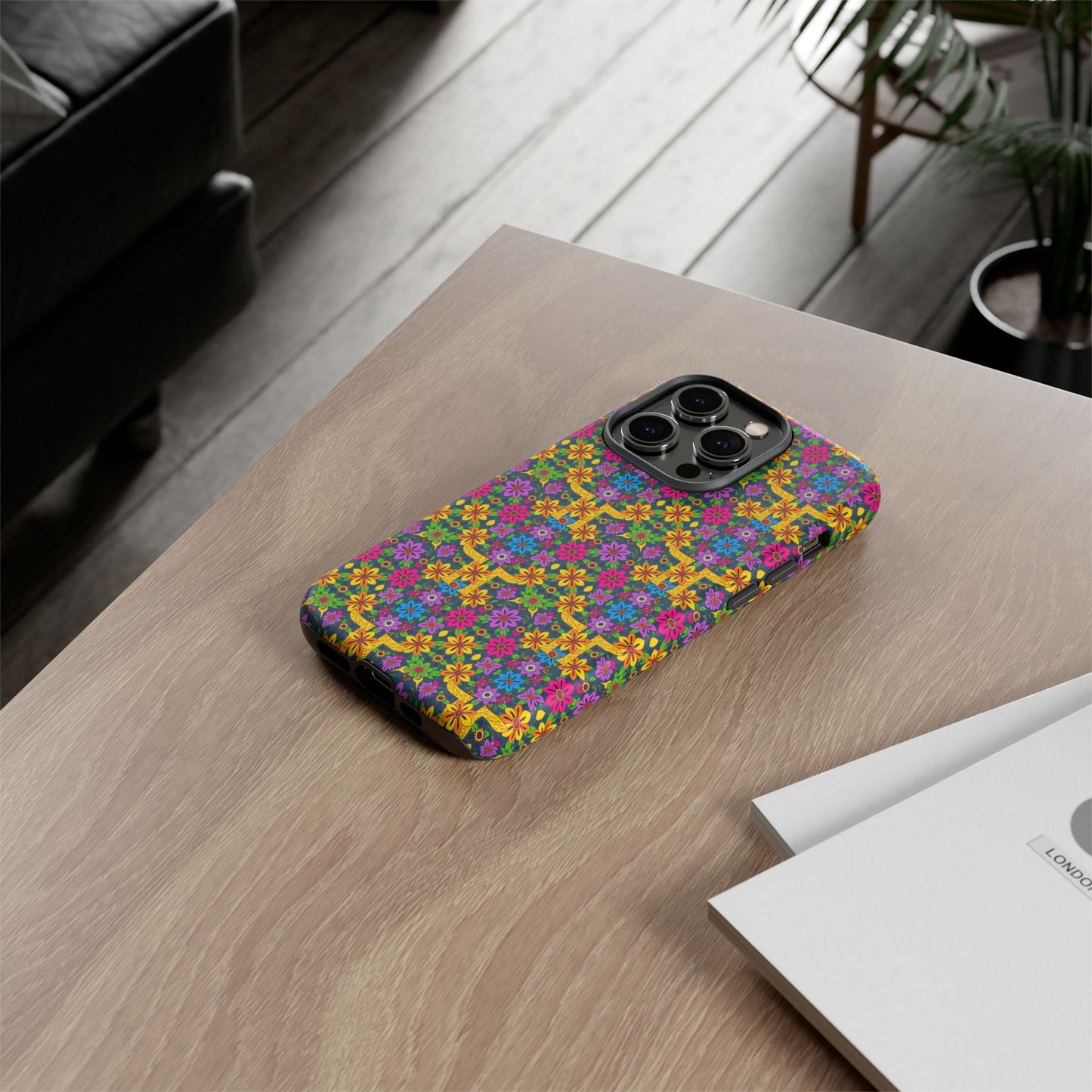 Tough Cases, Gemini, Zodiac v3, Flower Pattern