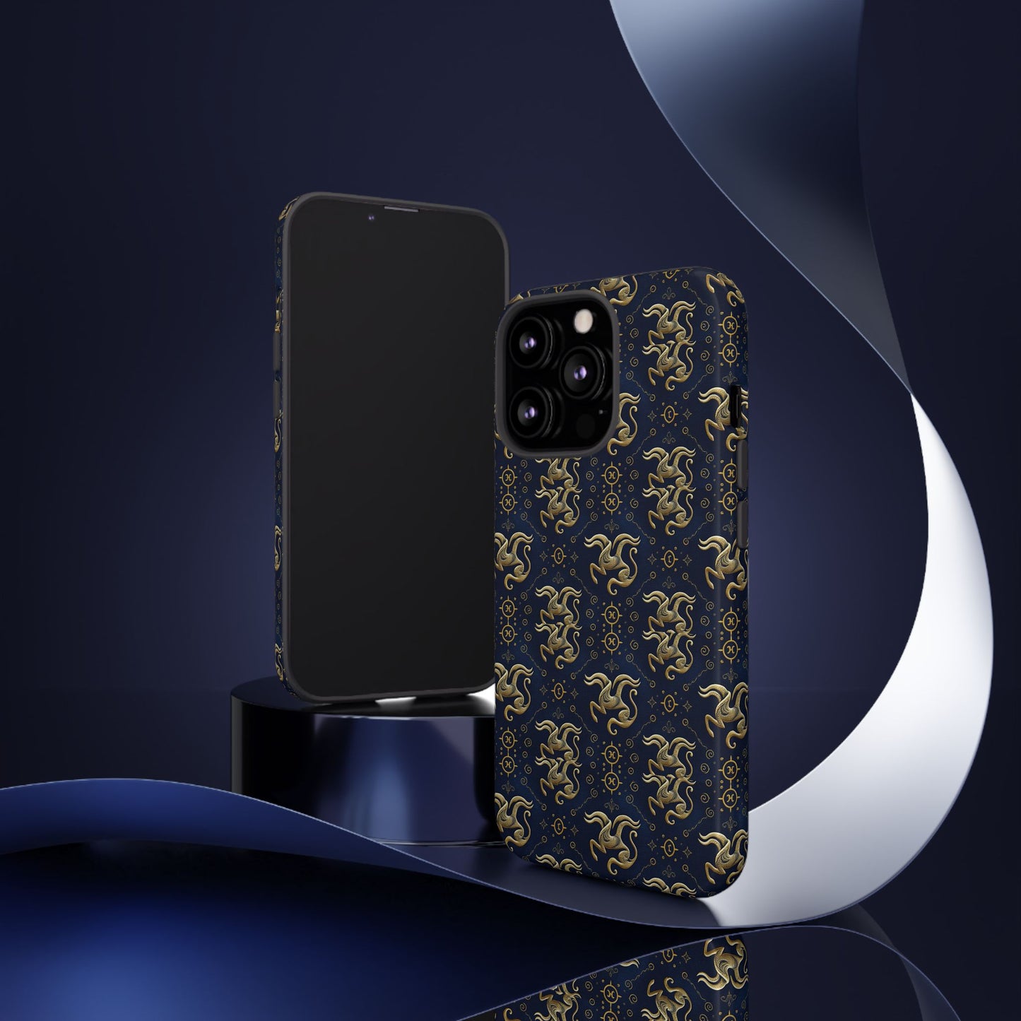 Tough Cases, Aquarius, Zodiac v2, Metal Pattern