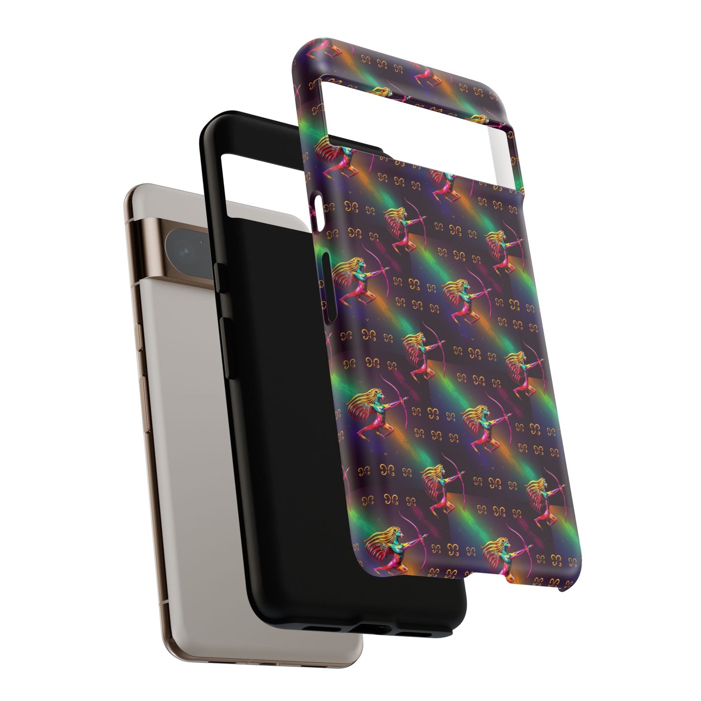 Tough Cases, Sagittarius, Zodiac v1, Metal Pattern