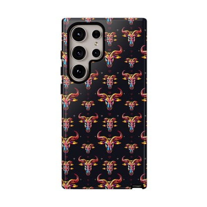 Tough Cases, Taurus, Zodiac, Metal Pattern