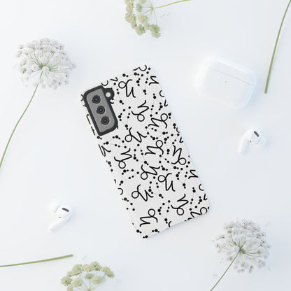 Tough Cases with the Capricorn Zodiac sign for iPhone, Samsung Galaxy, and Google Pixel devices