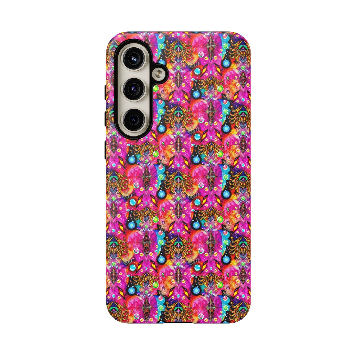 Tough Cases, Scorpio, Zodiac v1, Bubble Pattern