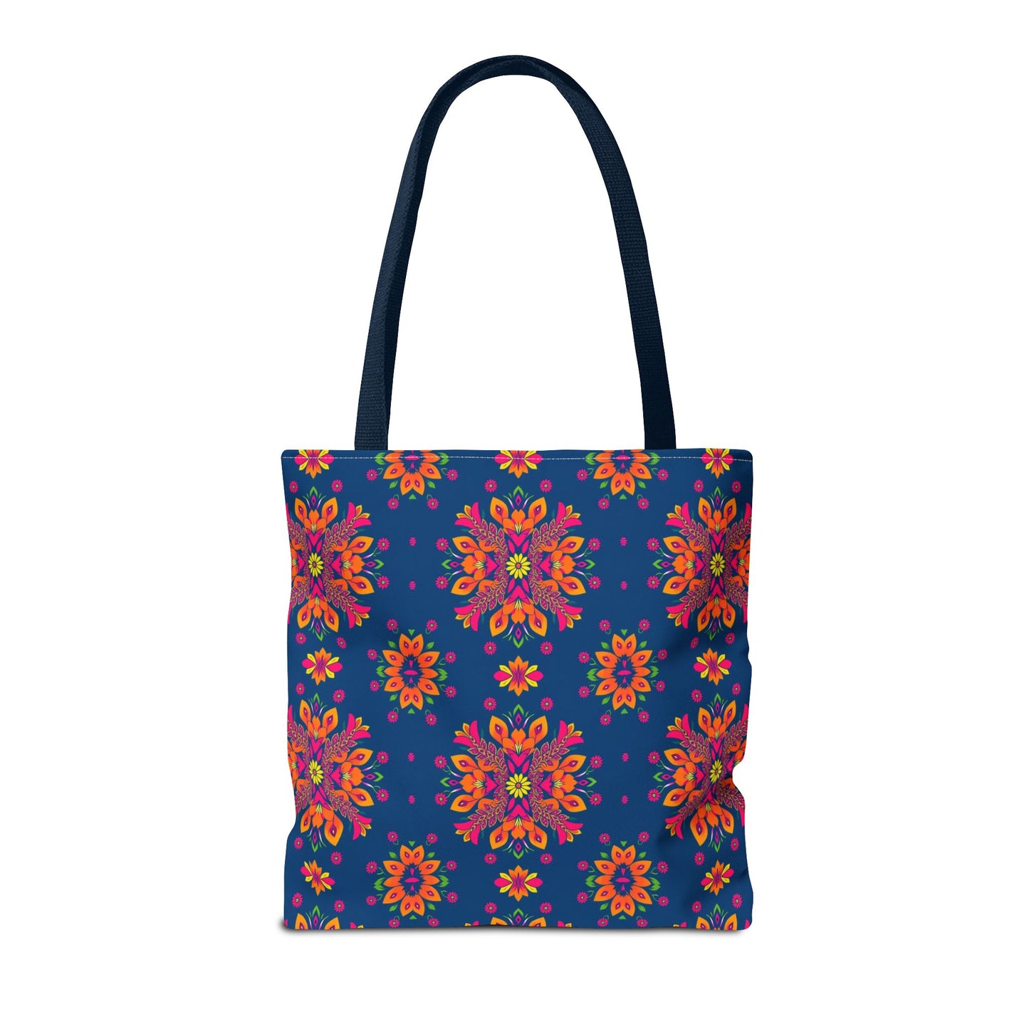 Tote Bag (AOP), Gemini, Zodiac v2, Flower Pattern