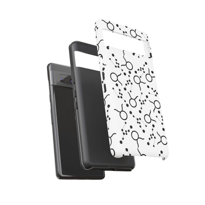 Tough Cases with the Taurus Zodiac sign for iPhone, Samsung Galaxy, and Google Pixel devices