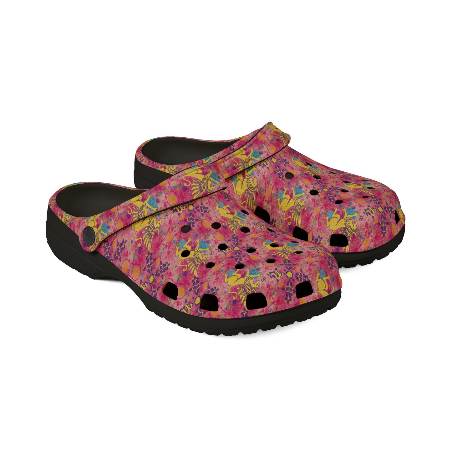 EVA Foam Rubber Shoes, (AOP), Virgo, Zodiac v1, Pattern