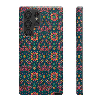 Tough Cases, Cancer, Zodiac v4, Flower Pattern