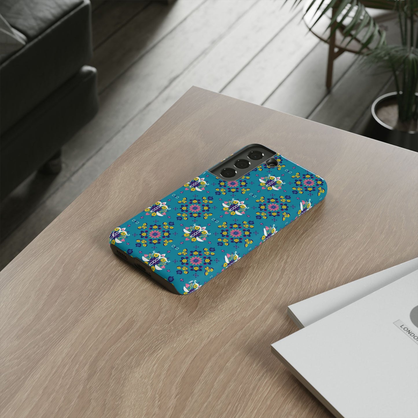 Tough Cases, Libra, Zodiac v2, Flower Pattern