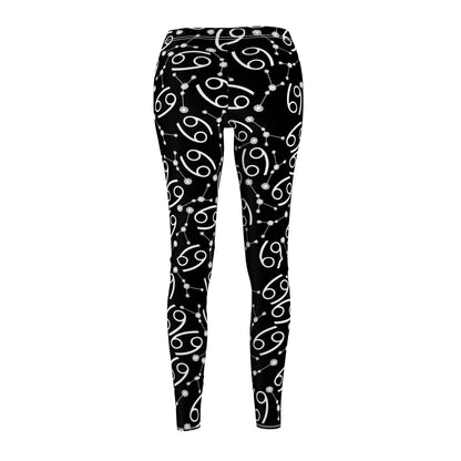 Women's Zodiac Cut & Sew Casual Leggings Capricorn Zodiac sign