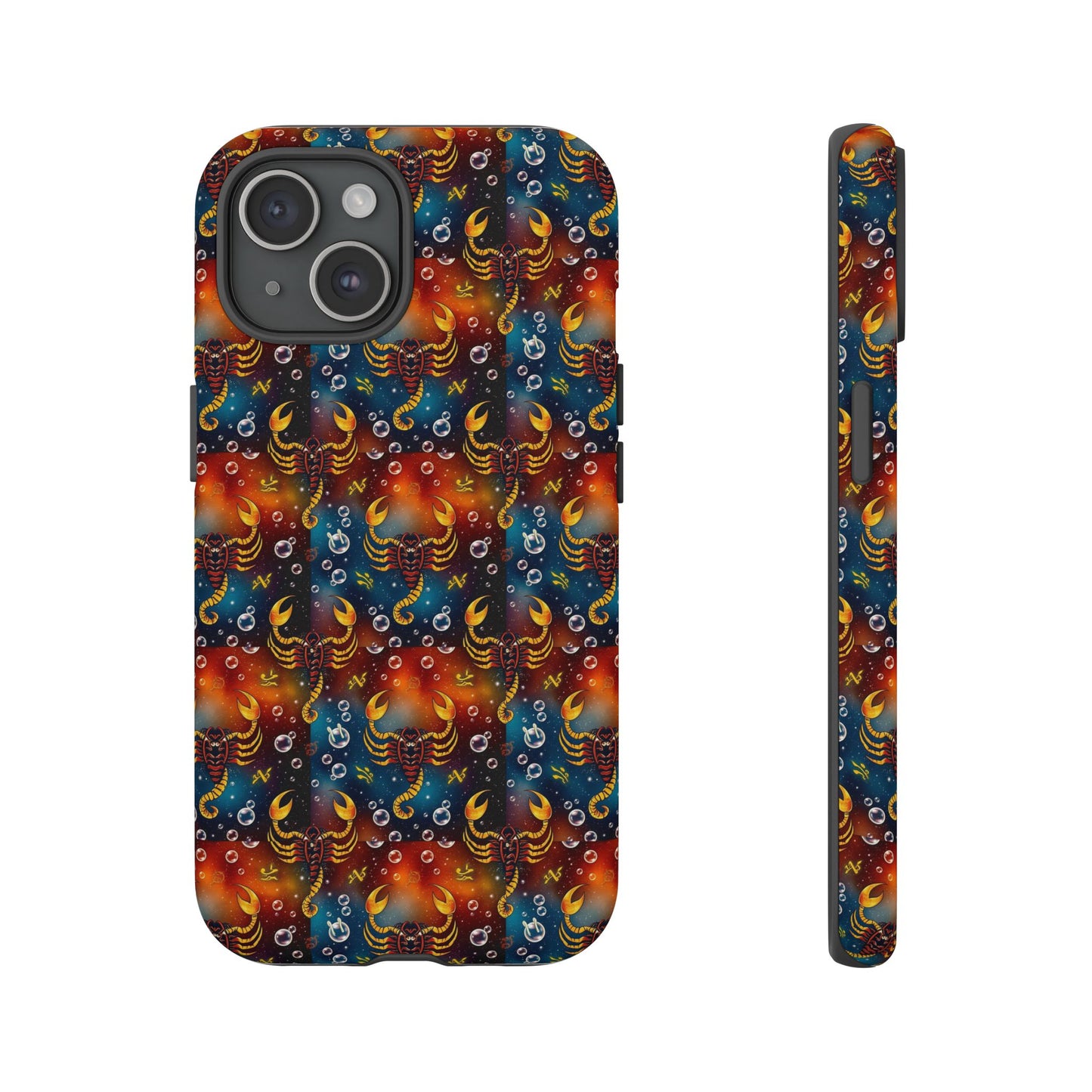 Tough Cases, Scorpio, Zodiac v2, Bubble Pattern