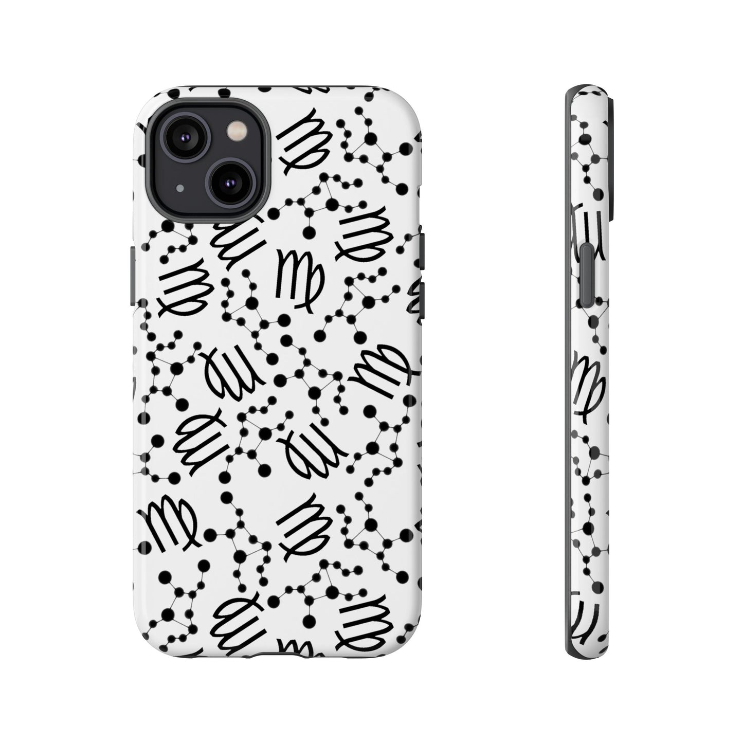 Tough Cases with the Virgo Zodiac sign for iPhone, Samsung Galaxy, and Google Pixel devices