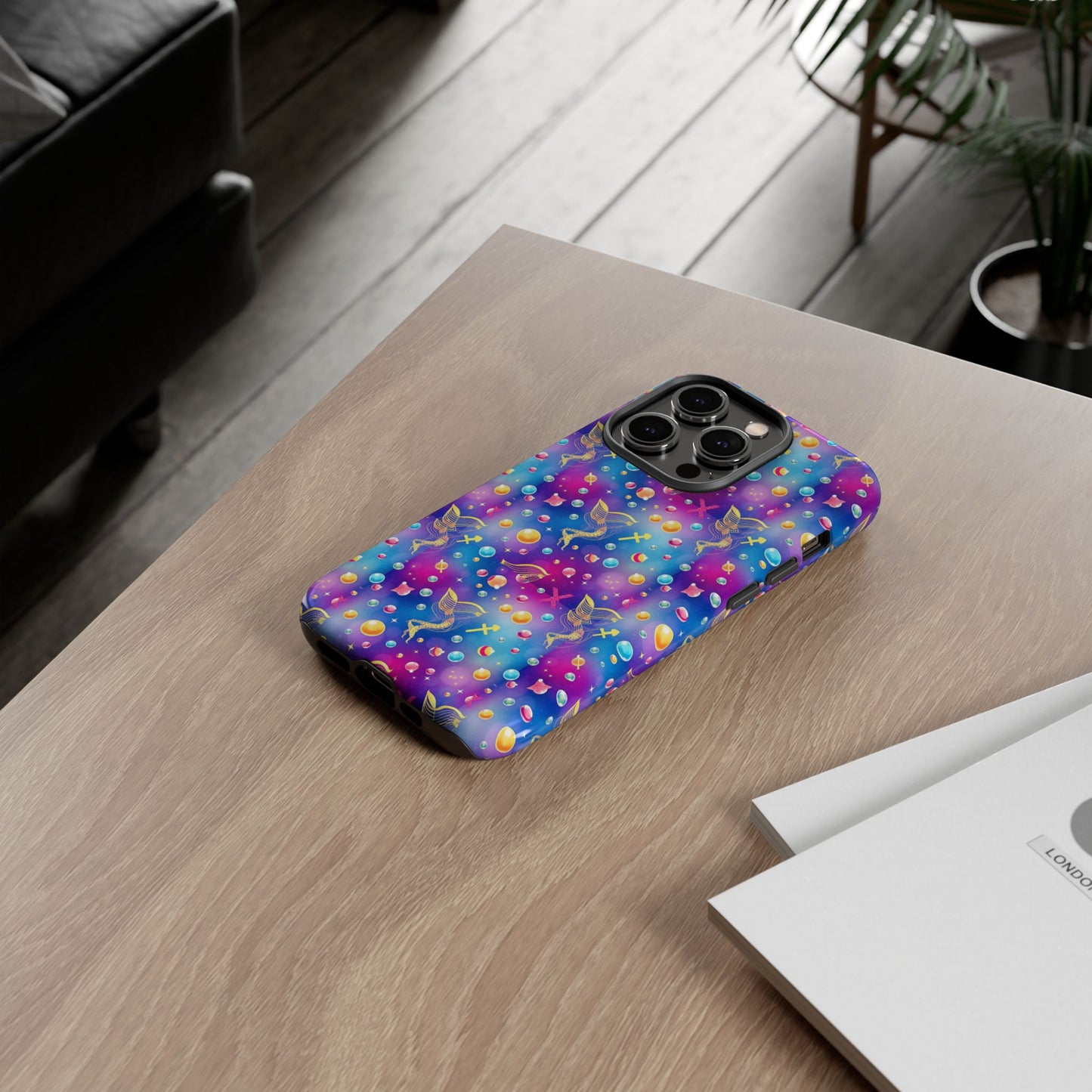 Tough Cases, Sagittarius, Zodiac v3, Bubble Pattern