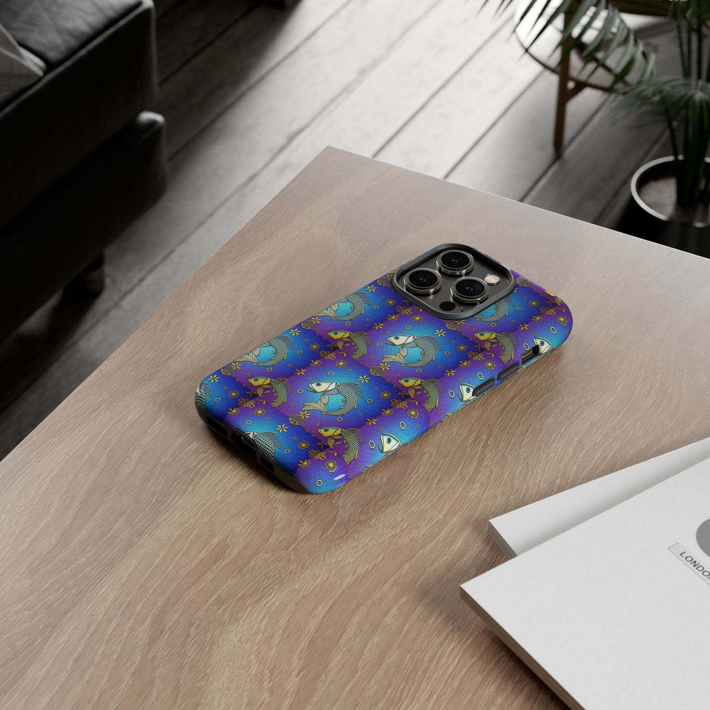 Tough Cases, Pisces, Zodiac v2, Metal Pattern