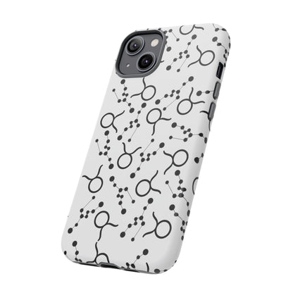 Tough Cases with the Taurus Zodiac sign for iPhone, Samsung Galaxy, and Google Pixel devices