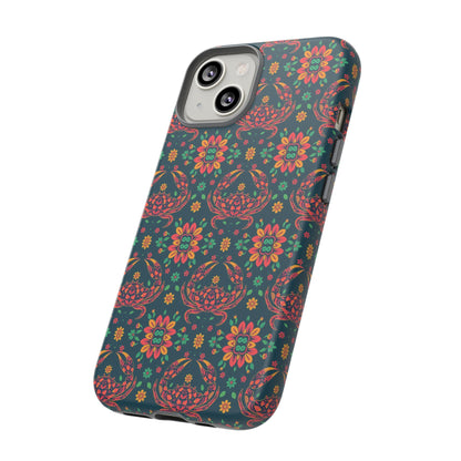 Tough Cases, Cancer, Zodiac v4, Flower Pattern