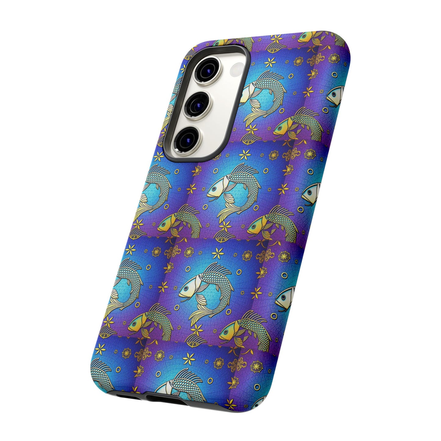 Tough Cases, Pisces, Zodiac v2, Metal Pattern