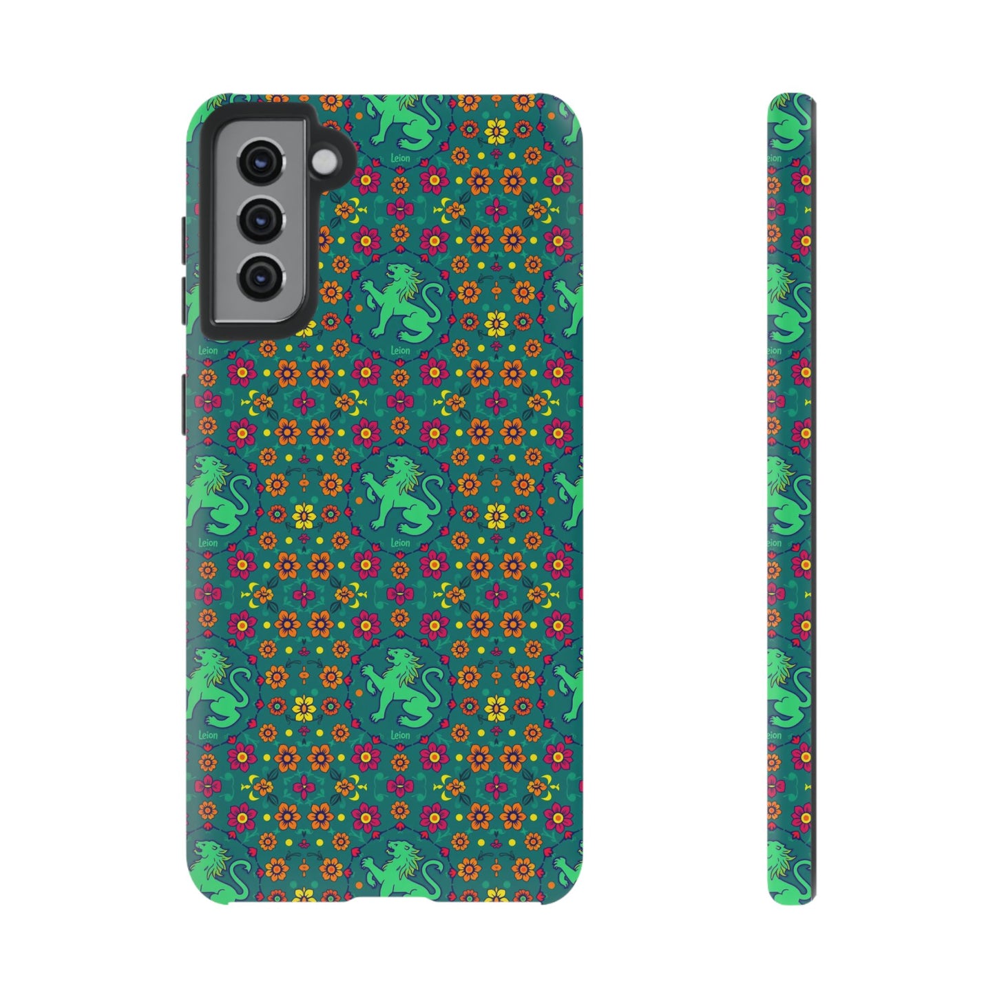 Tough Cases, Leo, Zodiac v3, Flower Pattern