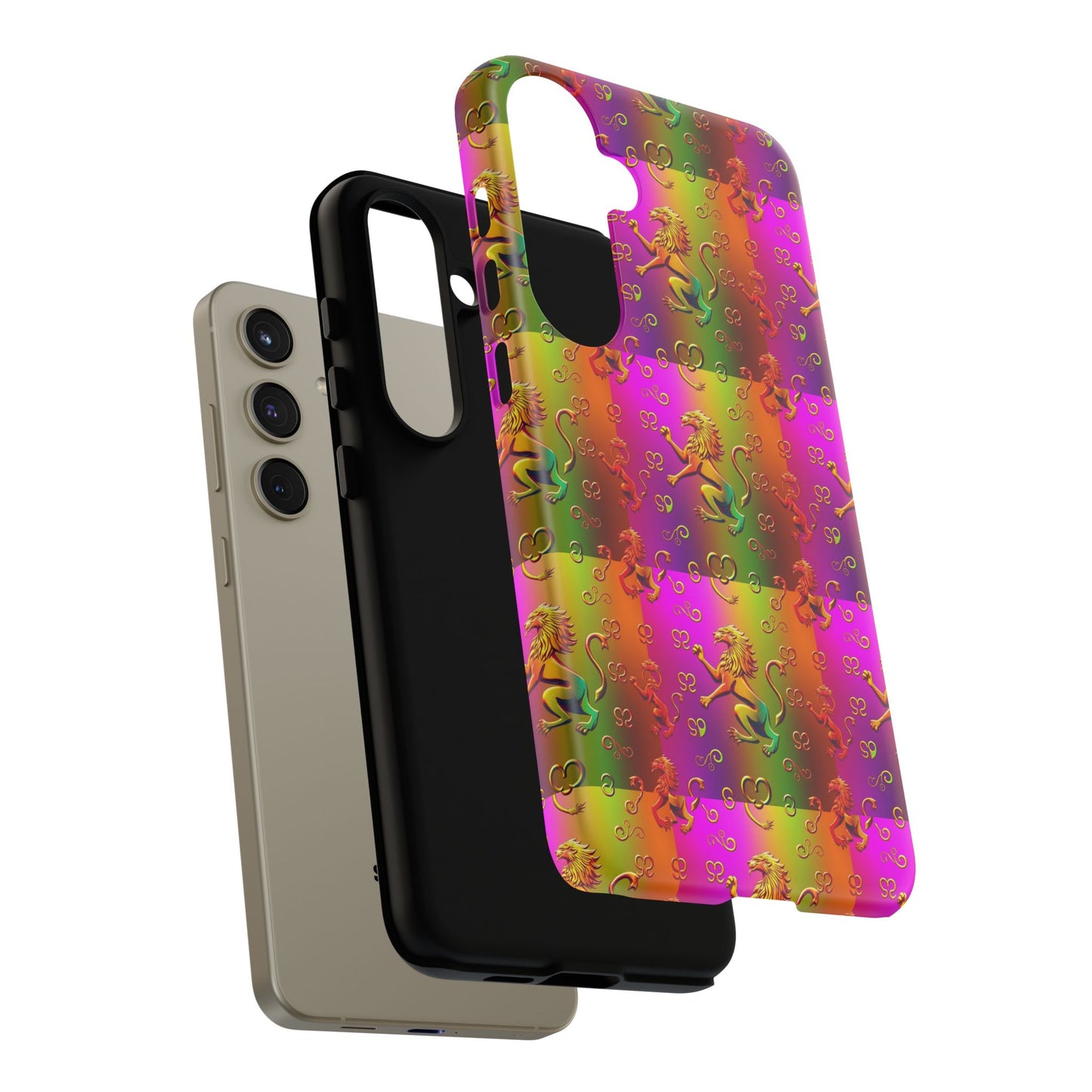 Tough Cases, Leo, Zodiac v1, Metal Pattern