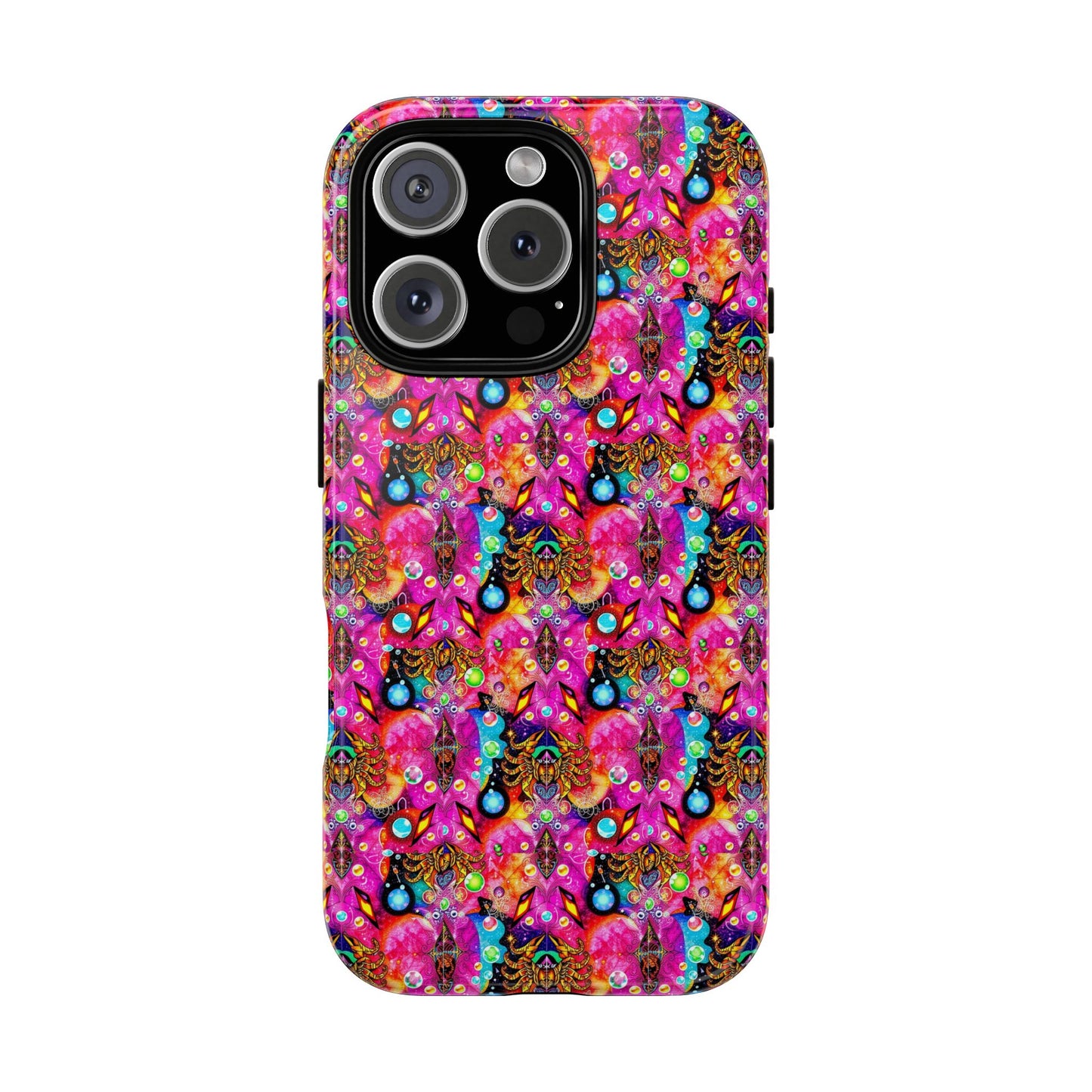 Tough Cases, Scorpio, Zodiac v1, Bubble Pattern