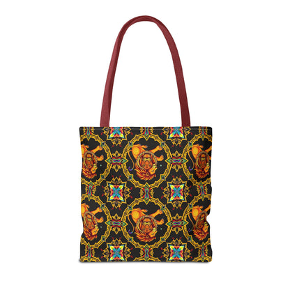 Tote Bag (AOP), Leo, Zodiac, Jewel Pattern