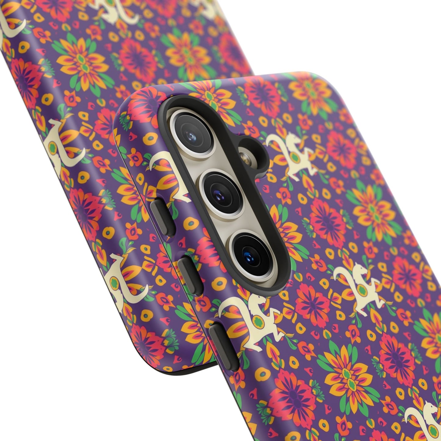 Tough Cases, Aquarius, Zodiac v1, Flower Pattern