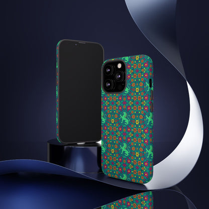 Tough Cases, Leo, Zodiac v3, Flower Pattern