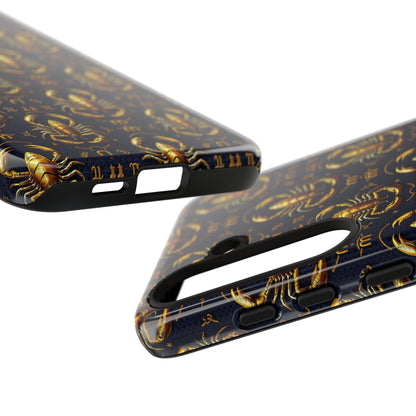 Tough Cases, Scorpio, Zodiac, Metal Pattern