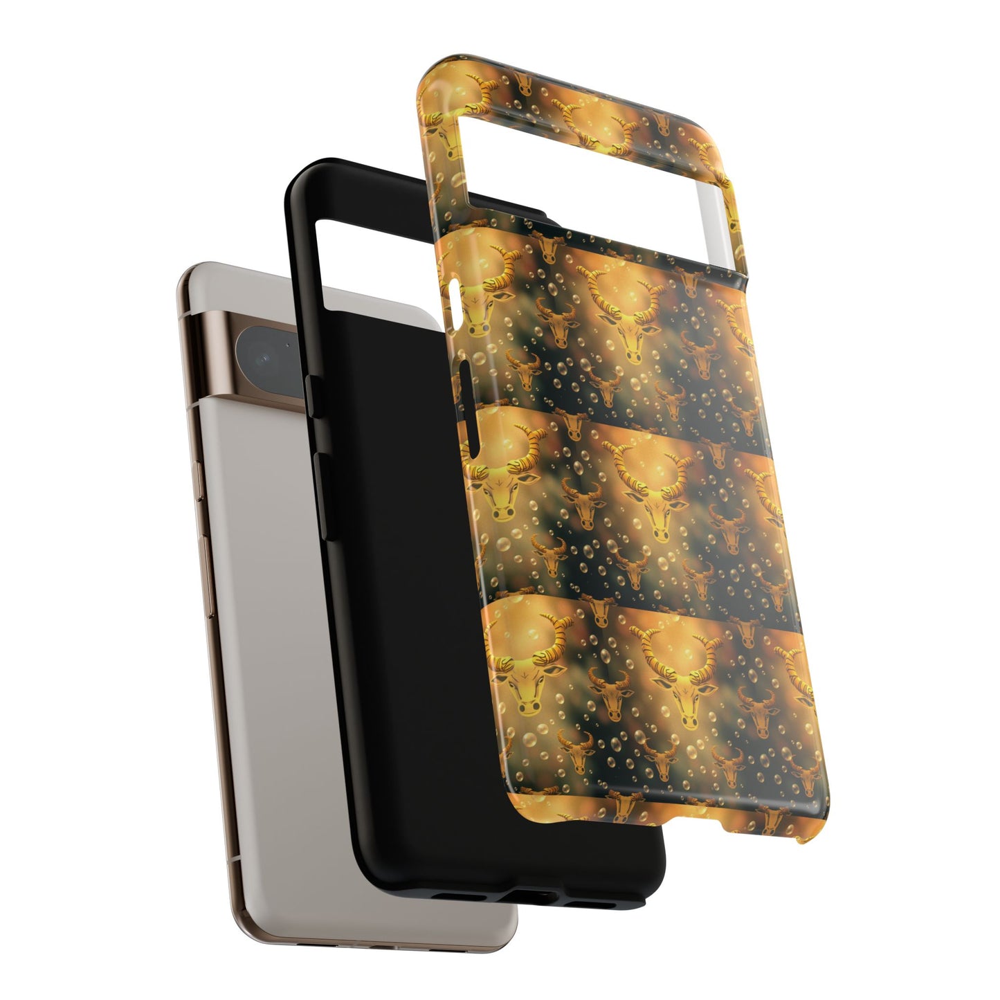 Tough Cases, Taurus, Zodiac v1, Bubble Pattern