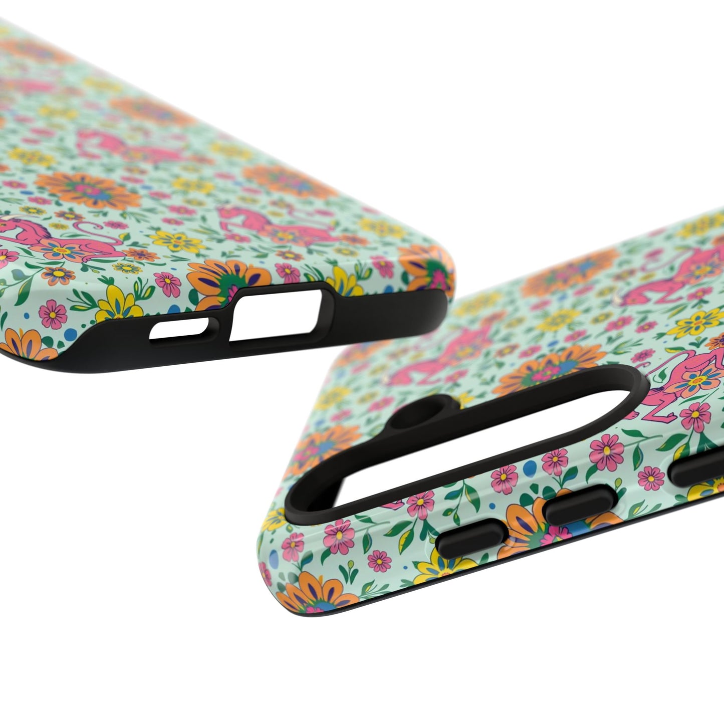 Tough Cases, Aquarius, Zodiac, Flower Pattern