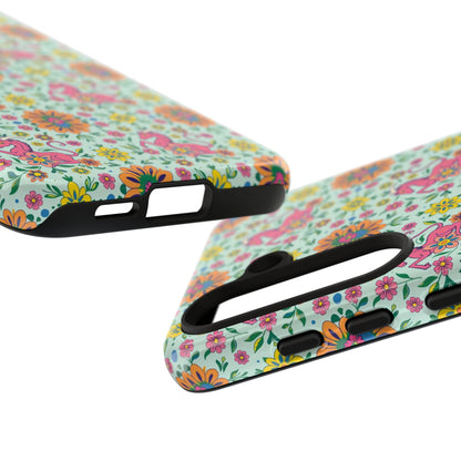 Tough Cases, Aquarius, Zodiac, Flower Pattern