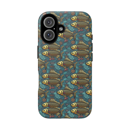 Tough Cases, Pisces, Zodiac v1, Metal Pattern