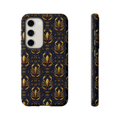 Tough Cases, Scorpio, Zodiac, Metal Pattern