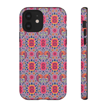 Tough Cases, Pisces, Zodiac v3, Flower Pattern