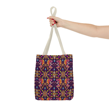 Tote Bag (AOP), Gemini, Zodiac, Jewel Pattern