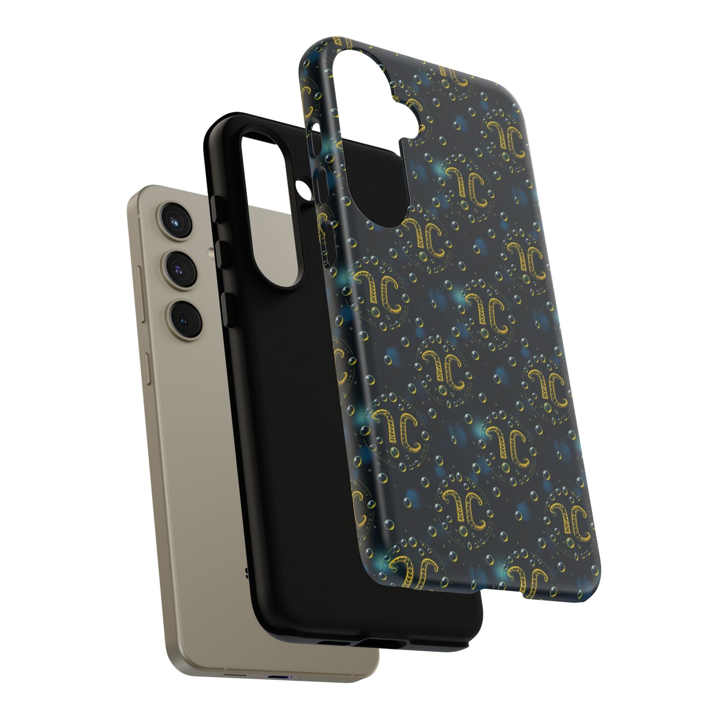 Tough Cases, Aquarius, Zodiac v2, Bubble Pattern