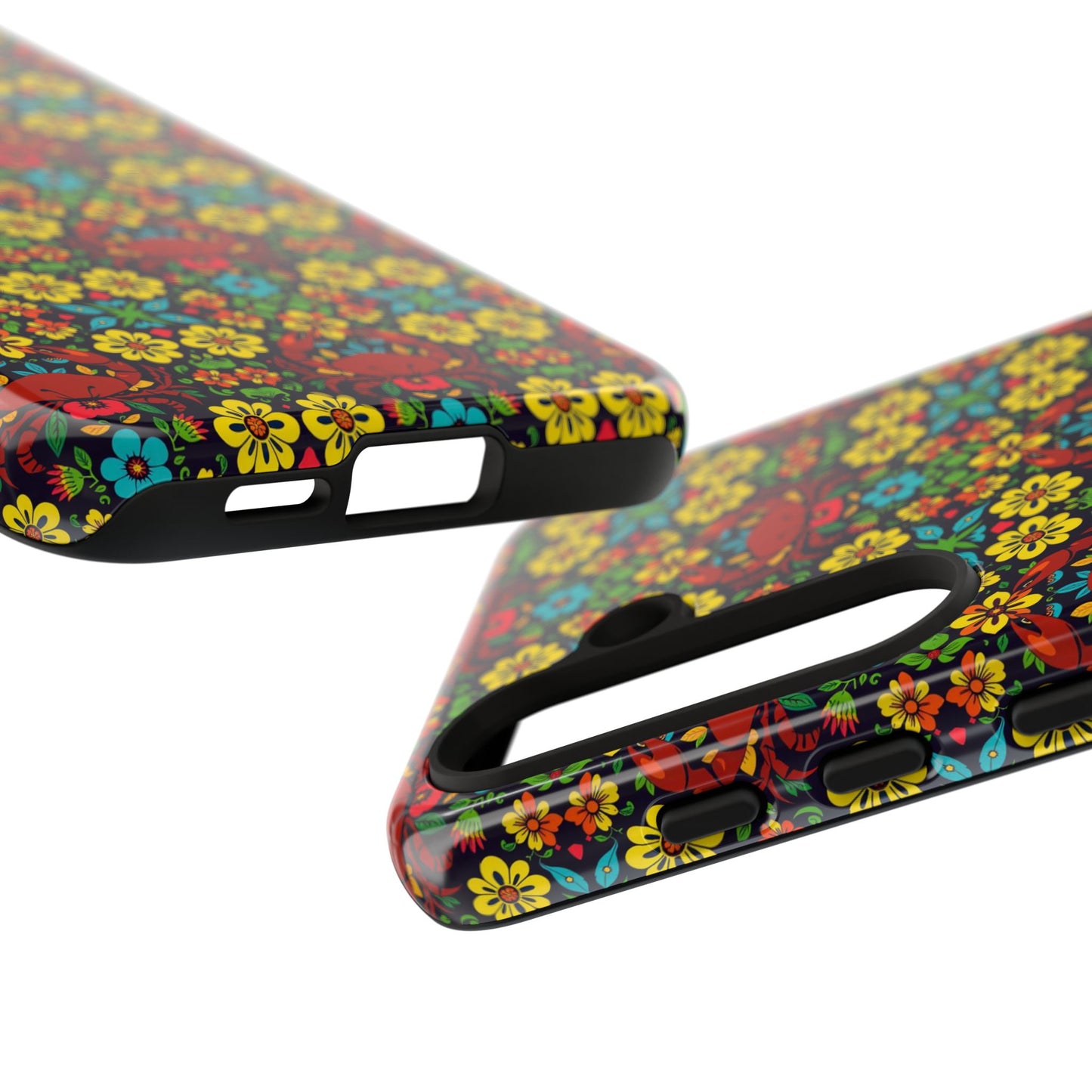 Tough Cases, Cancer, Zodiac v2, Flower Pattern