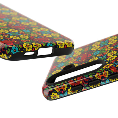 Tough Cases, Cancer, Zodiac v2, Flower Pattern