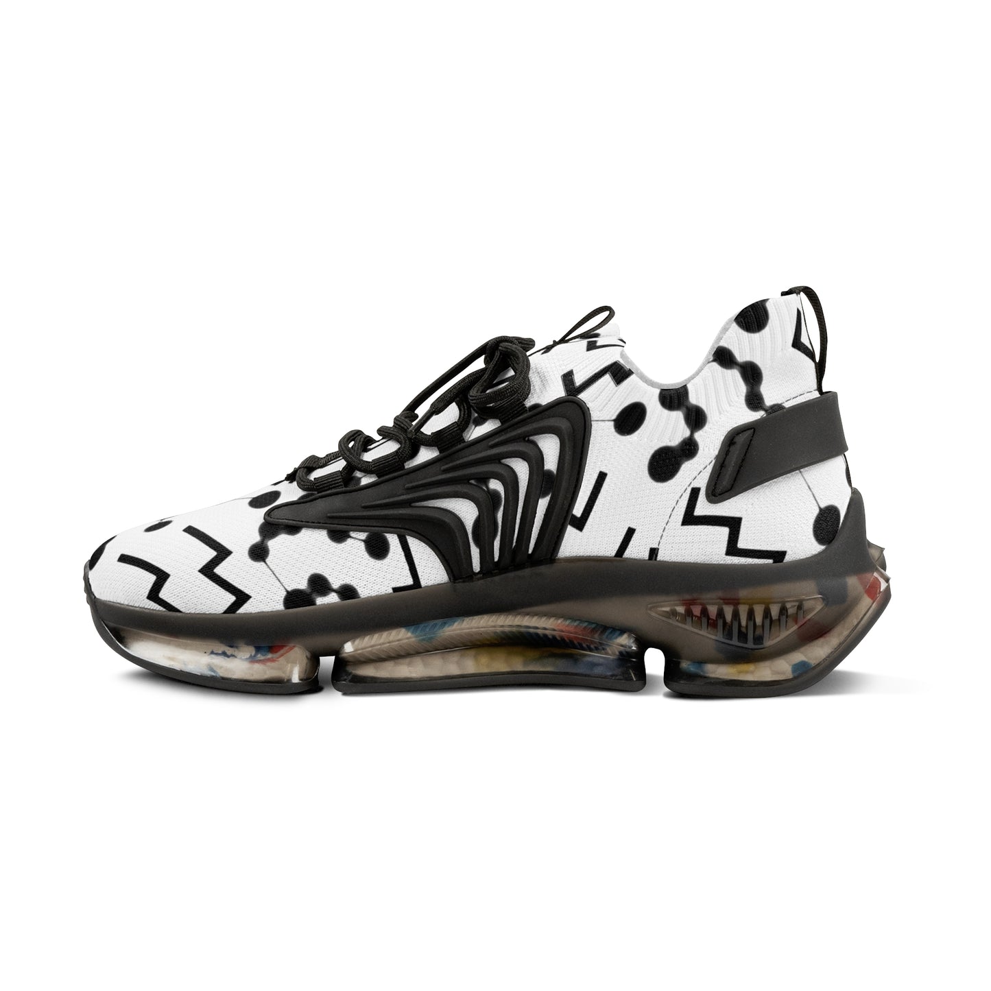 Men's Mesh Sneakers, Aquarius Zodiac Sign, all over print