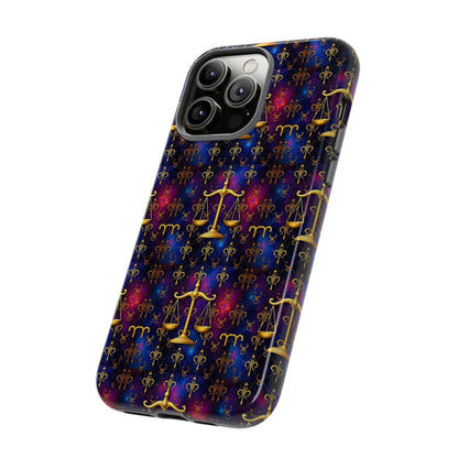 Tough Cases, Libra, Zodiac v2, Metal Pattern