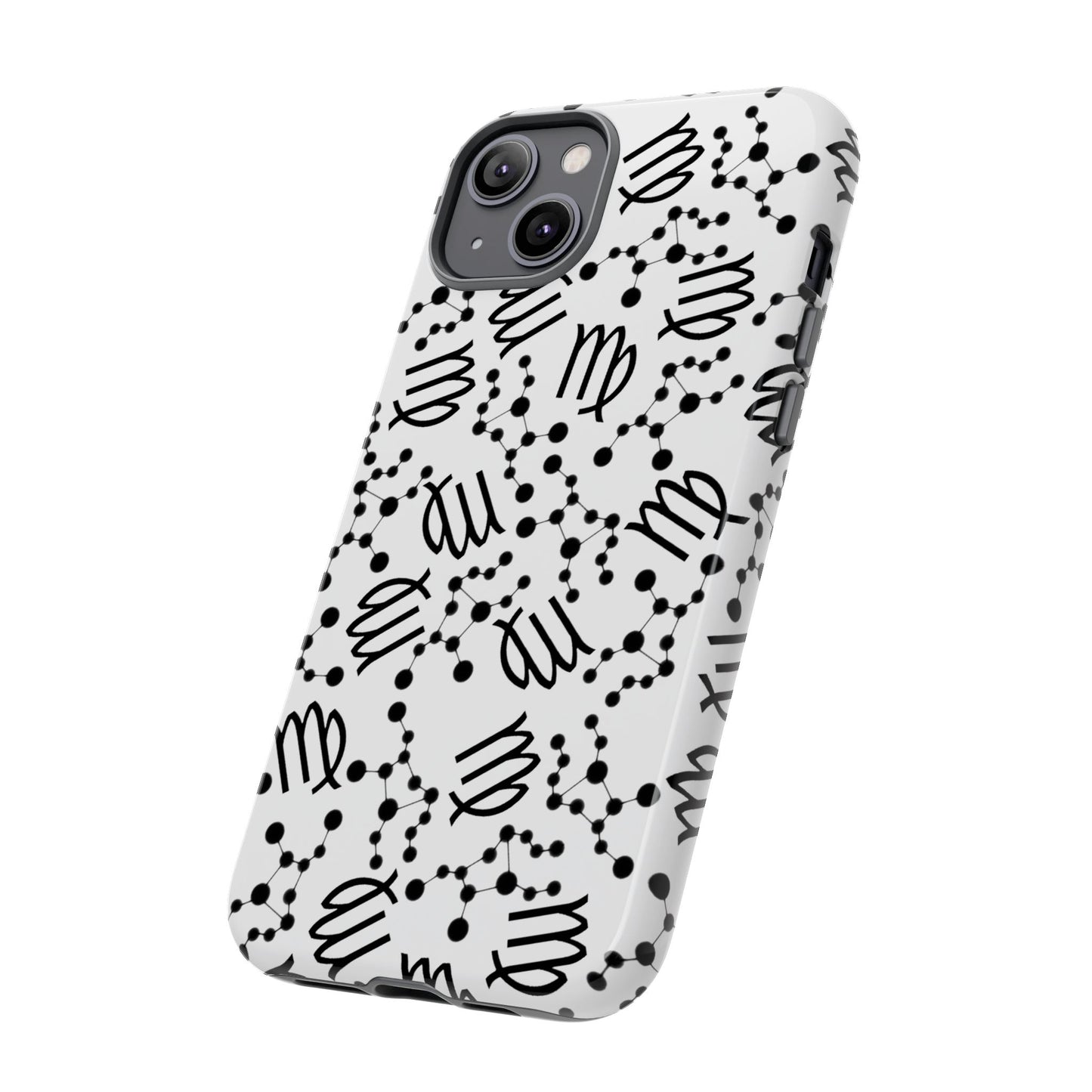 Tough Cases with the Virgo Zodiac sign for iPhone, Samsung Galaxy, and Google Pixel devices