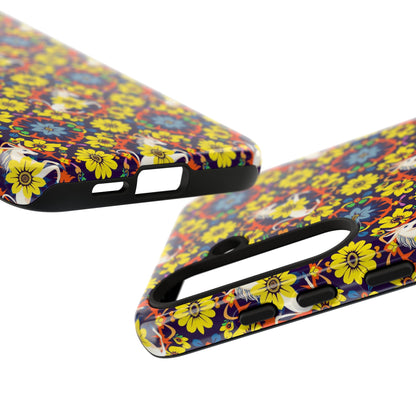 Tough Cases, Aquarius, Zodiac v3, Flower Pattern