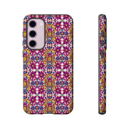 Tough Cases, Scorpio, Zodiac v2, Flower Pattern