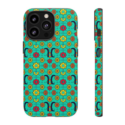 Tough Cases, Aquarius, Zodiac v2, Flower Pattern